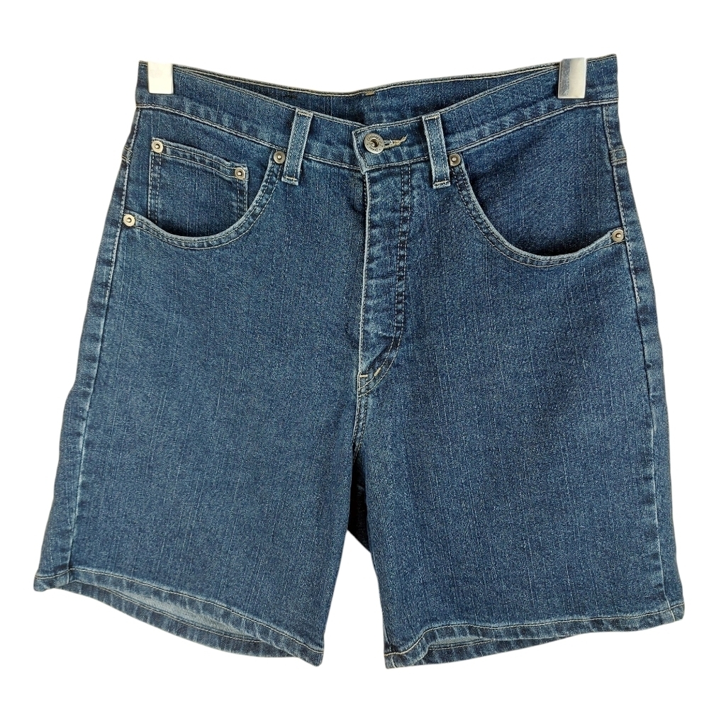 Vintage Christopher J. High Waisted Denim Bermuda Shorts Jeans Size 32